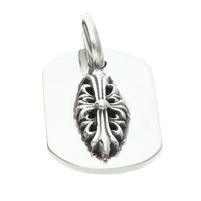 Chrome Hearts Raised Dog Tag Charm Silver Size ONE SIZE