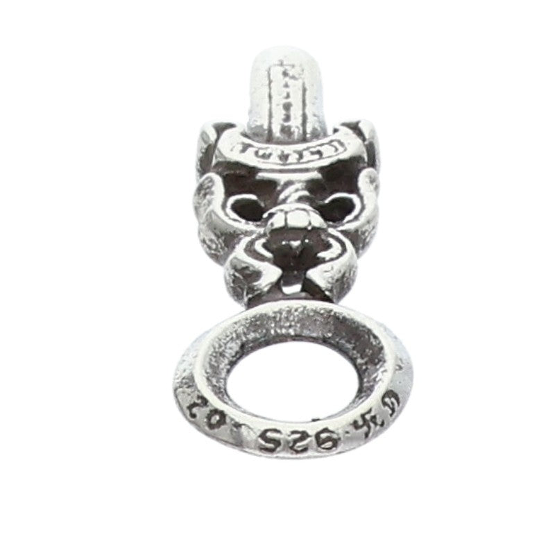 Chrome Hearts Stack Dagger Charm Silver