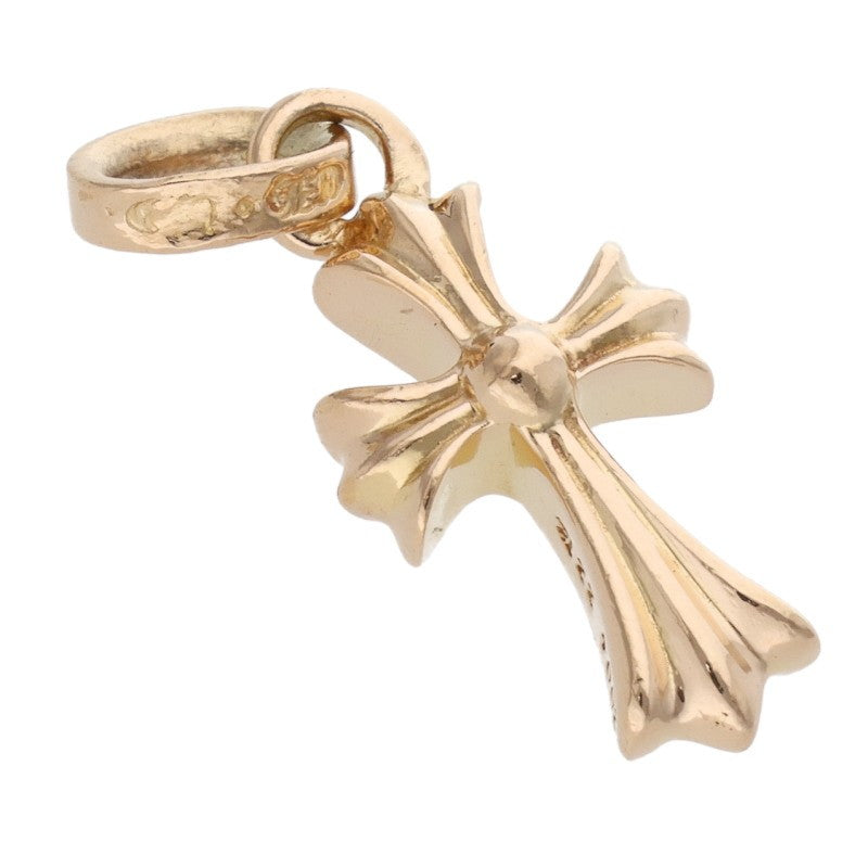 Chrome Hearts 22K Babyfat Cross Charm Yellow