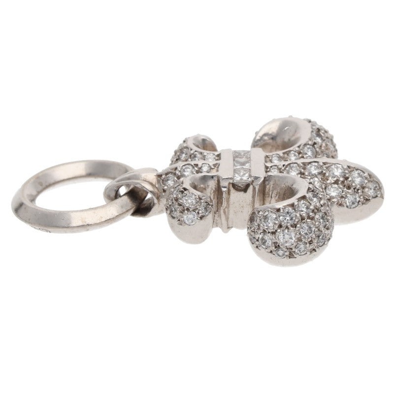 Chrome Hearts 18K BS Fleur Pave Diamond WG