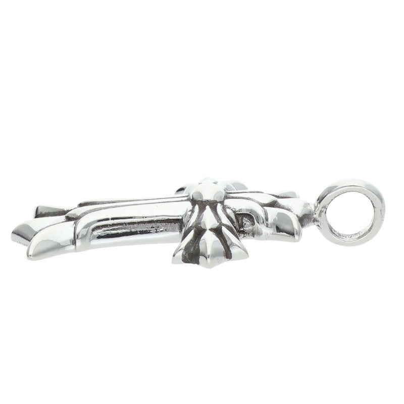 Chrome Hearts DBL CH CRS Silver Pendant Size ONE SIZE