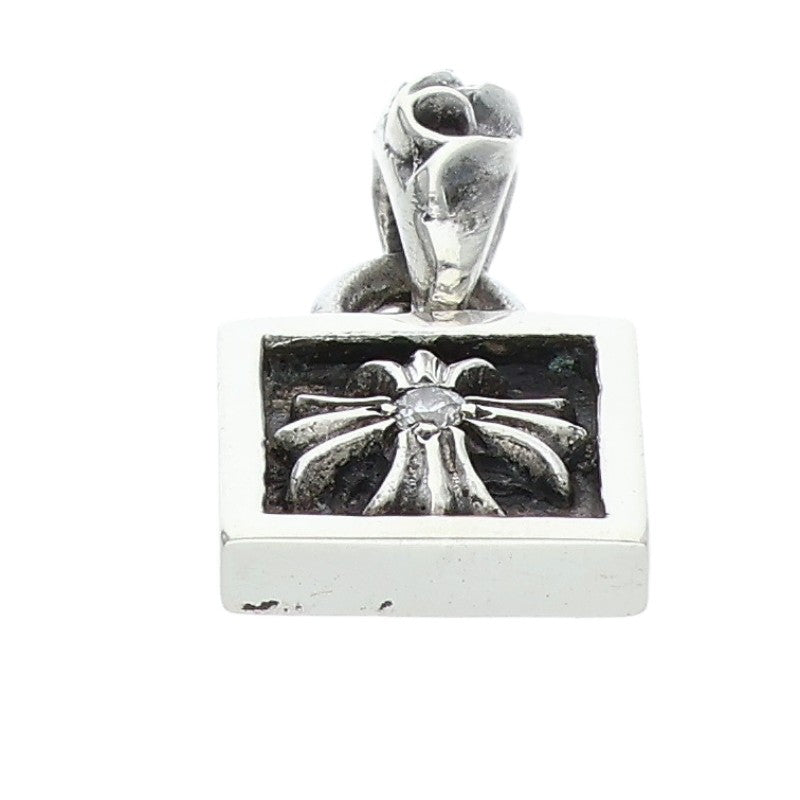 Chrome Hearts Framed CH Plus 1DIA Silver Charm Size ONE SIZE