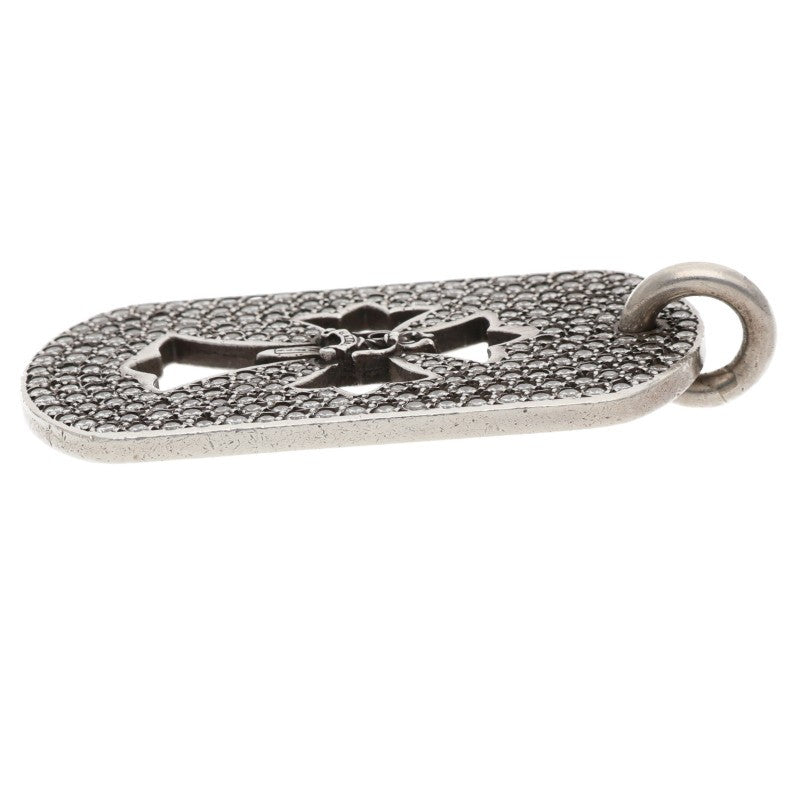 Chrome Hearts Large Dog Tag Pave Diamond