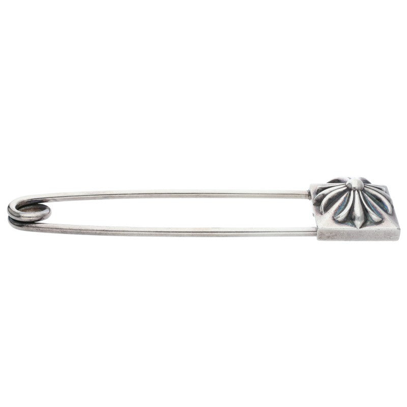 Chrome Hearts XL Safety Pin Silver Necklace Size ONE SIZE