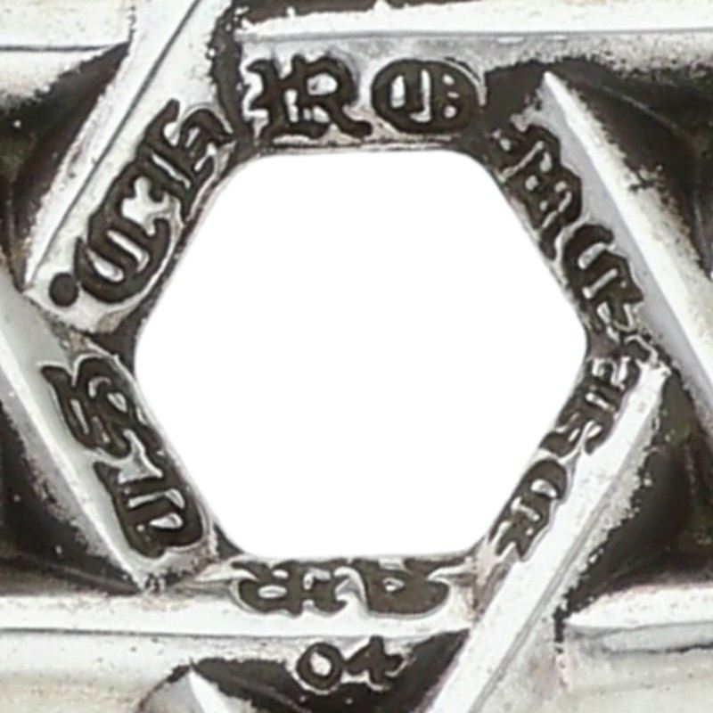 Chrome Hearts Star of David Pendant Silver Size ONE SIZE