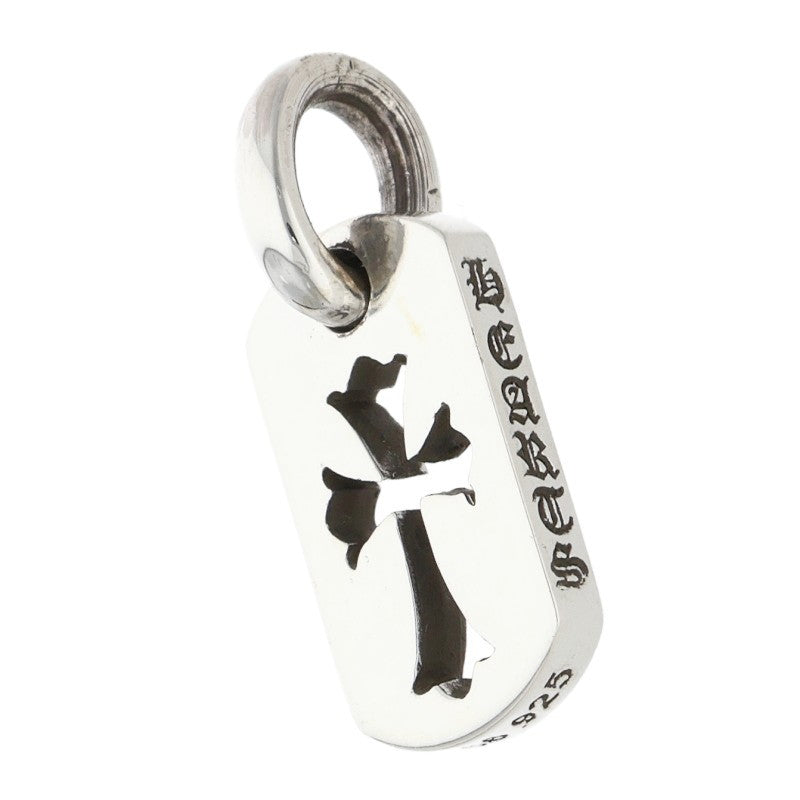 Chrome Hearts Tiny Cutout Cross Dog Tag 925 Size ONE SIZE