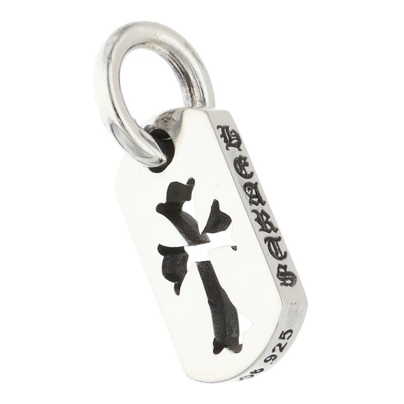 Chrome Hearts Tiny Cutout Cross Dog Tag 925 Size ONE SIZE