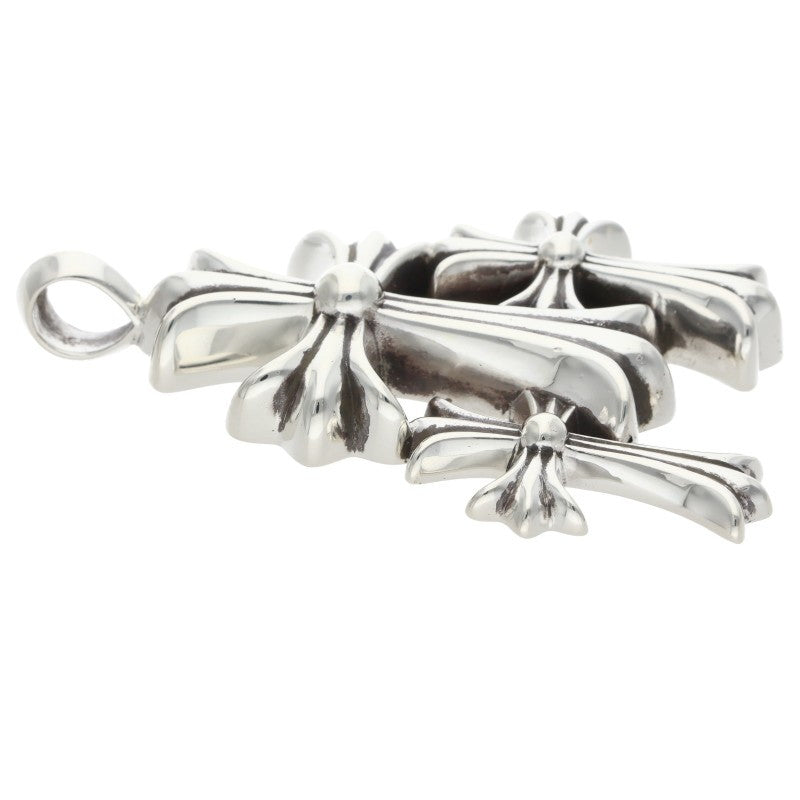 Chrome Hearts Triple CH Cross Small Pendant Size ONE SIZE