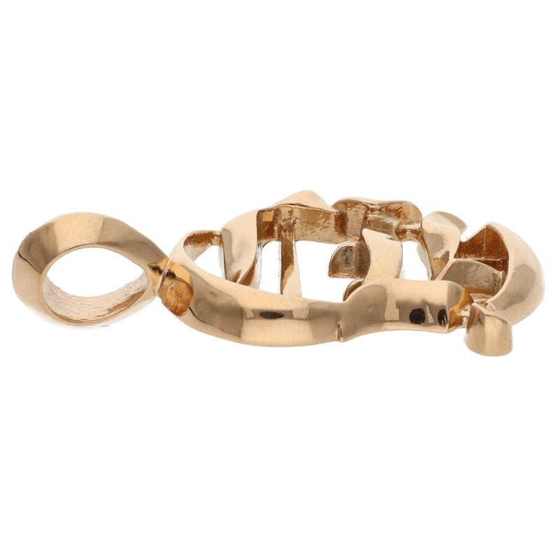 Chrome Hearts 22K CH Logo Yellow Gold Necklace Size ONE SIZE