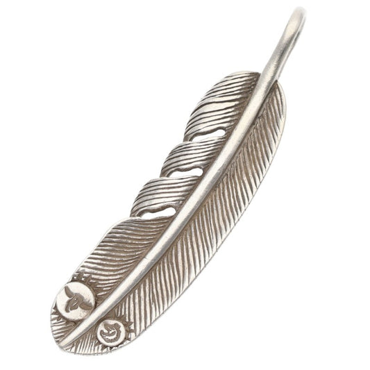 TADY & KING Silver SV Feather Right Pendant Size MM