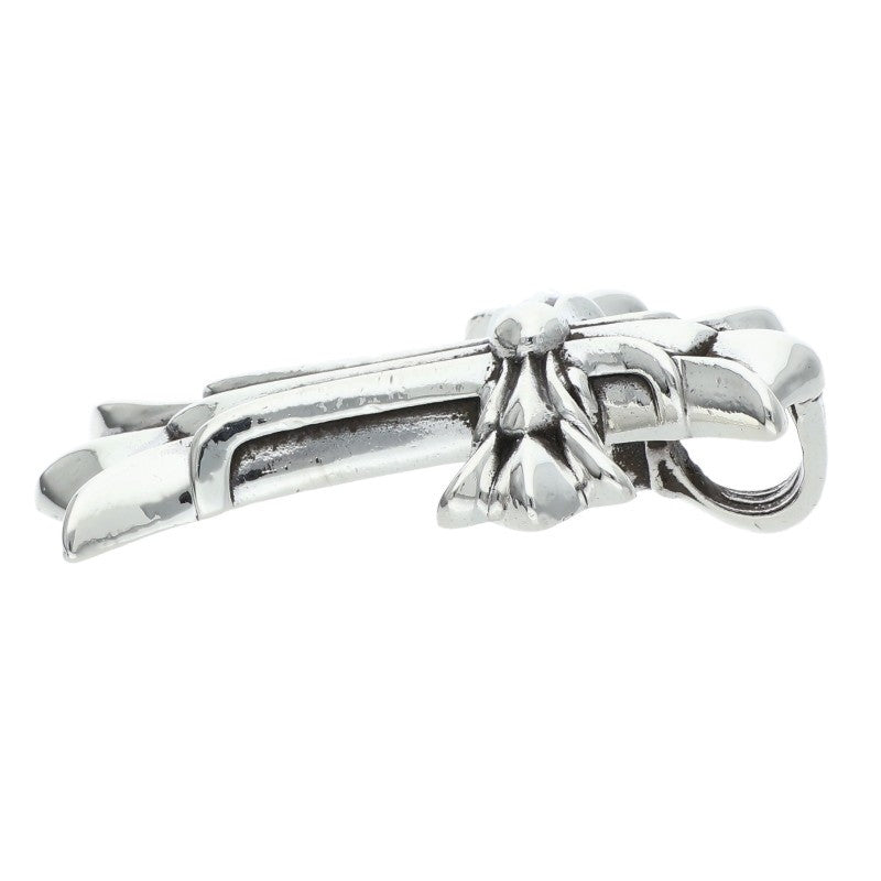 Chrome Hearts 925 Silver Small Double CH Cross Size ONE SIZE