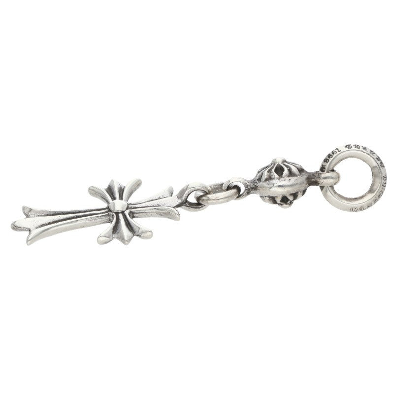 Chrome Hearts 1B Tiny CH Cross Charm Silver Size ONE SIZE