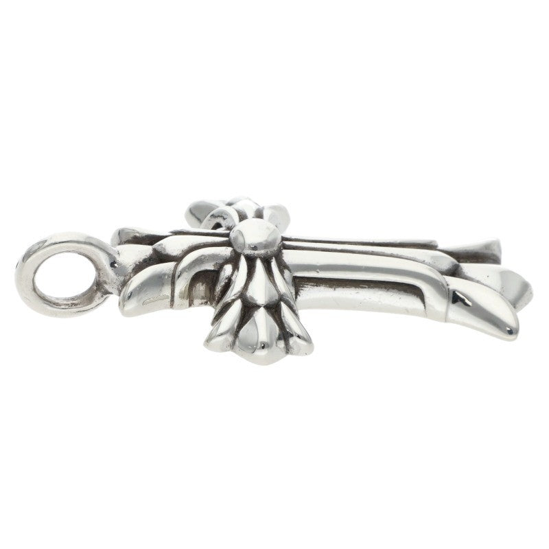 Chrome Hearts Double CH Cross Silver Necklace Size ONE SIZE