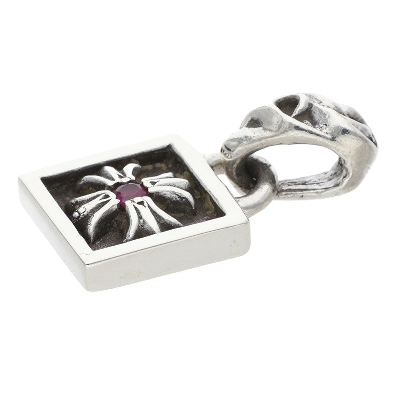 Chrome Hearts Framed CH Plus 1 Ruby Charm 925 Size ONE SIZE