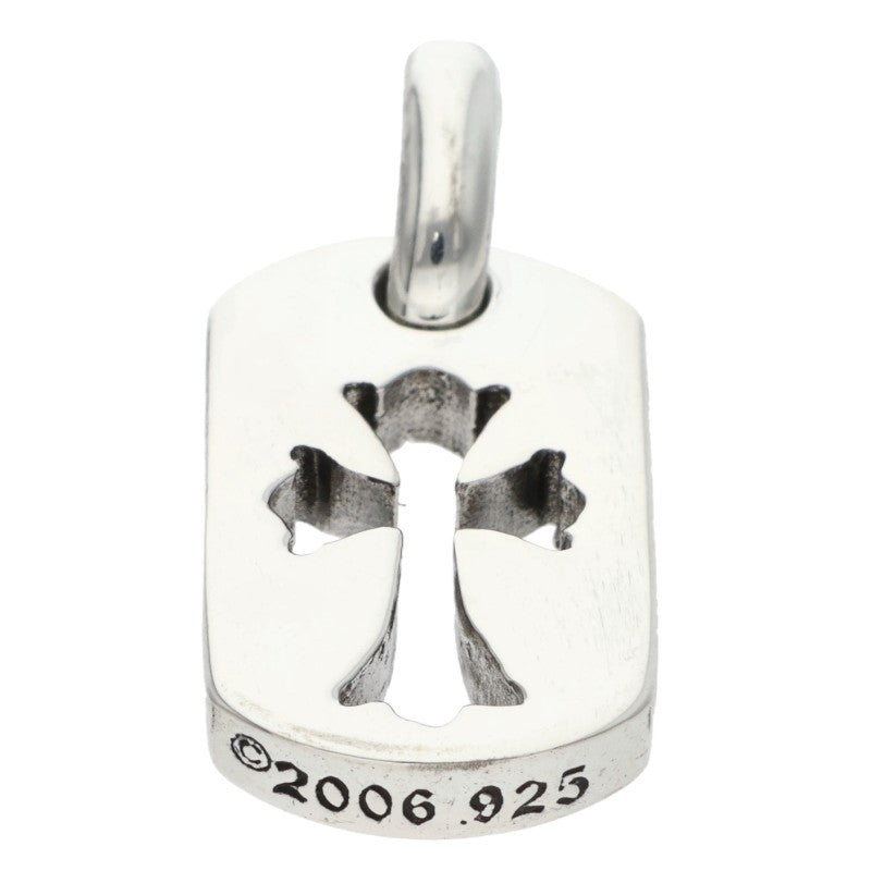Chrome Hearts Tiny Cutout Cross Dog Tag 925 Size ONE SIZE
