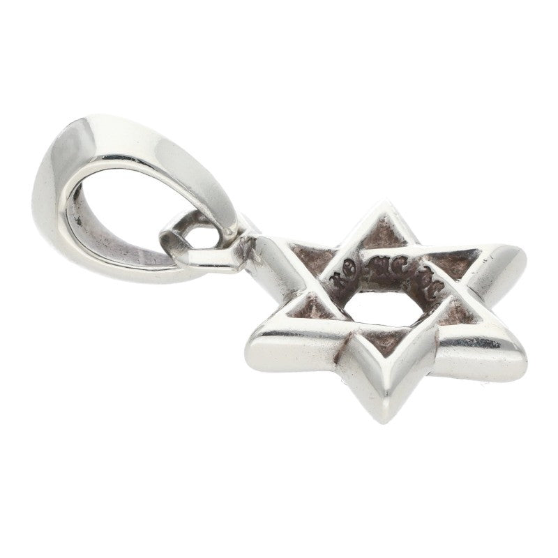 Chrome Hearts Star of David Charm .925 Silver Size ONE SIZE