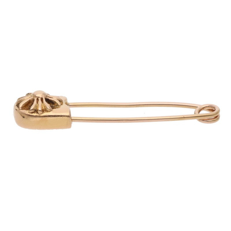 Chrome Hearts 22K Small Safety Pin Gold Charm