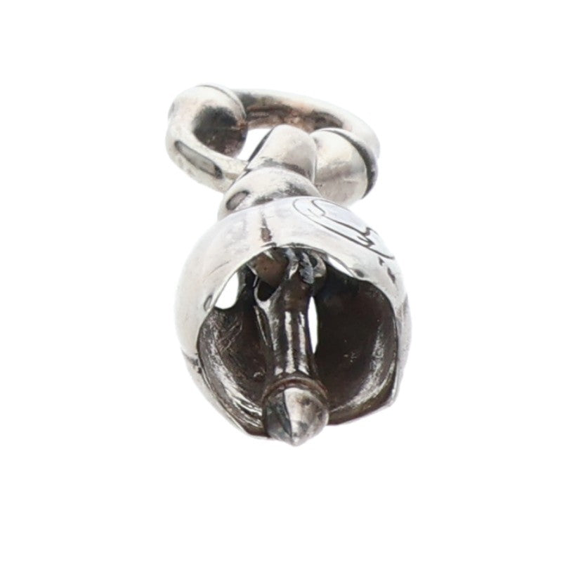 LONEONES Teardrop Bell Pendant Silver Size XS