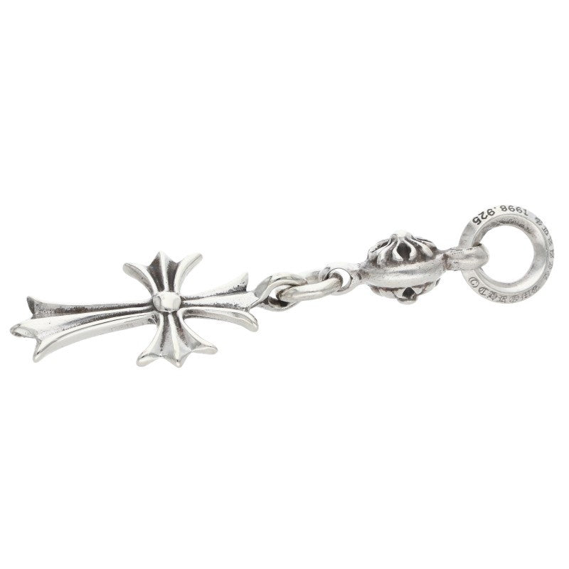 Chrome Hearts 1 Ball Tiny CH Cross Silver 925