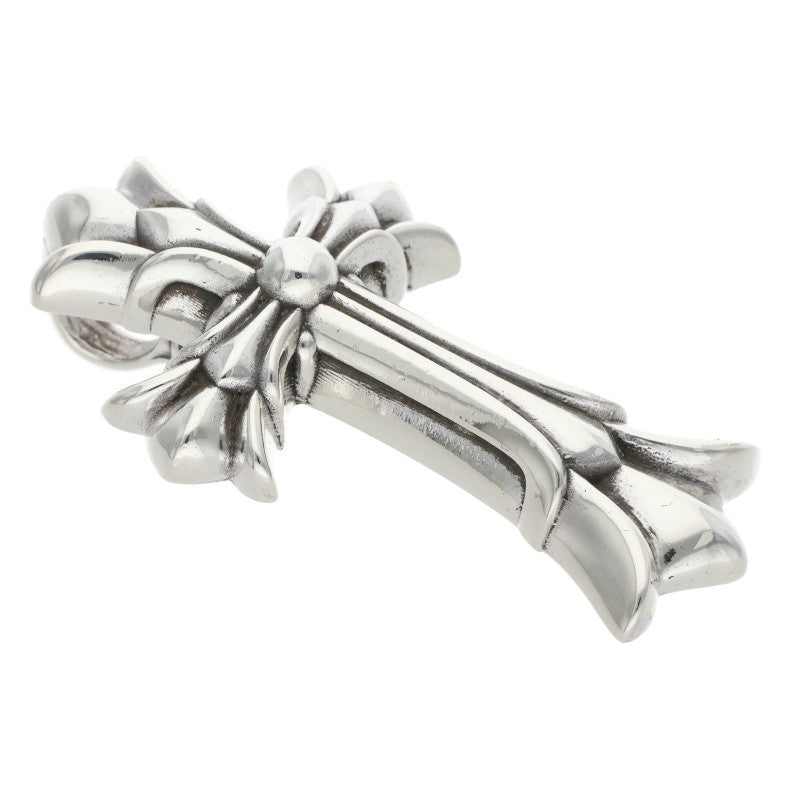 Chrome Hearts Small Double CH Cross Silver