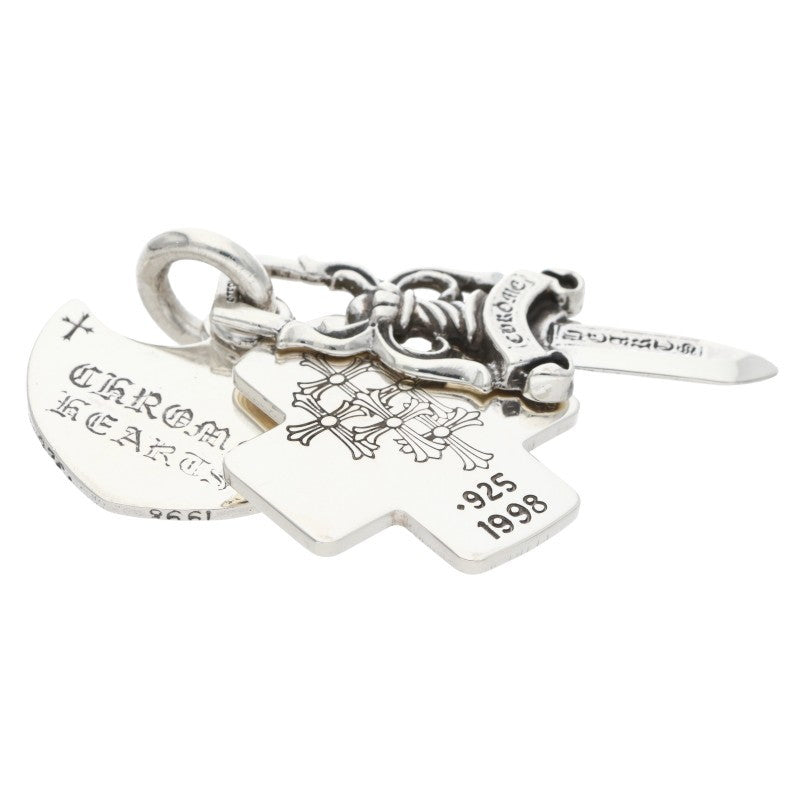Chrome Hearts Three Trinkets Pendant .925 Size ONE SIZE