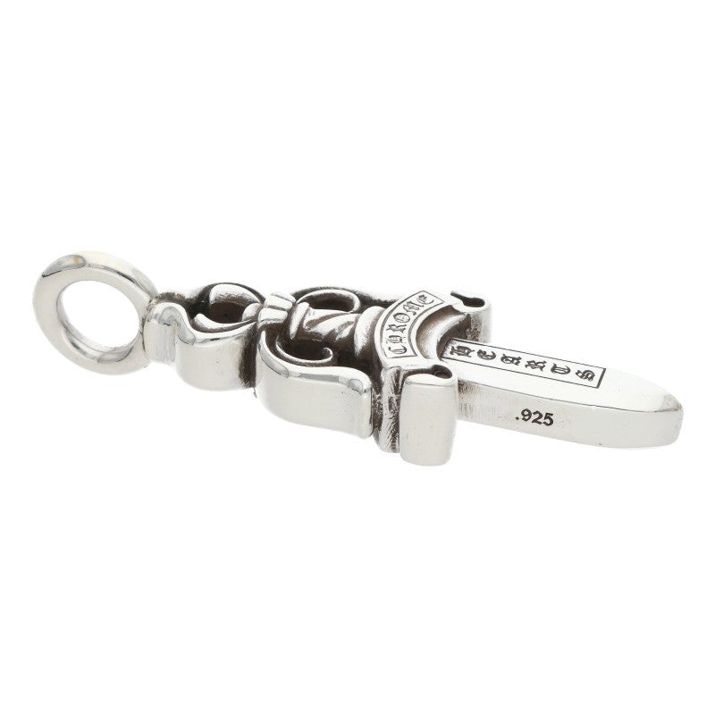 Chrome Hearts Double Dagger Silver Necklace Size ONE SIZE