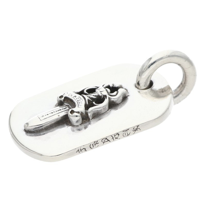 Chrome Hearts Dagger Small Dog Tag Silver Size ONE SIZE