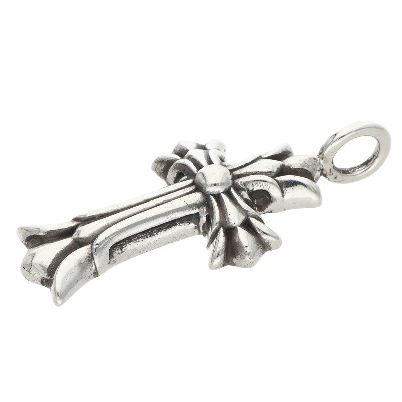 Chrome Hearts Double CH Cross Charm Silver Size ONE SIZE