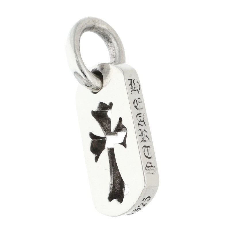 Chrome Hearts 925 Tiny Cutout Cross Dog Tag