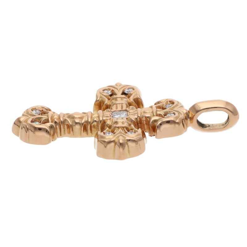 Chrome Hearts 22K Tiny Filigree Pave Diamond Size ONE SIZE
