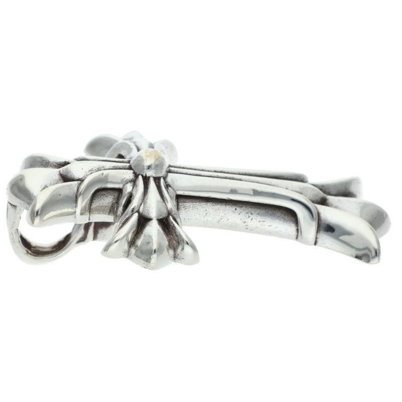 Chrome Hearts Small Double CH Silver Necklace Size ONE SIZE