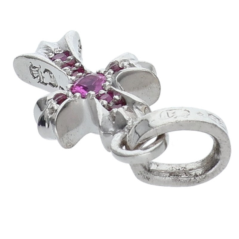 Chrome Hearts 18K WG Baby Fat Sapphire Pendant Size Multi