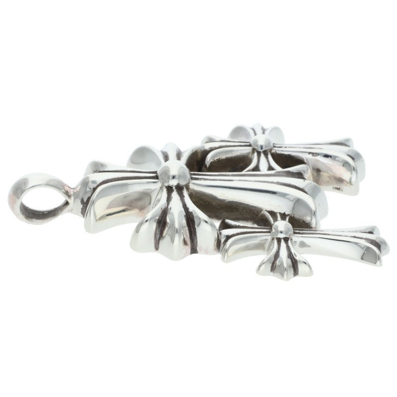 Chrome Hearts Triple CH Cross 925 Pendant Size ONE SIZE