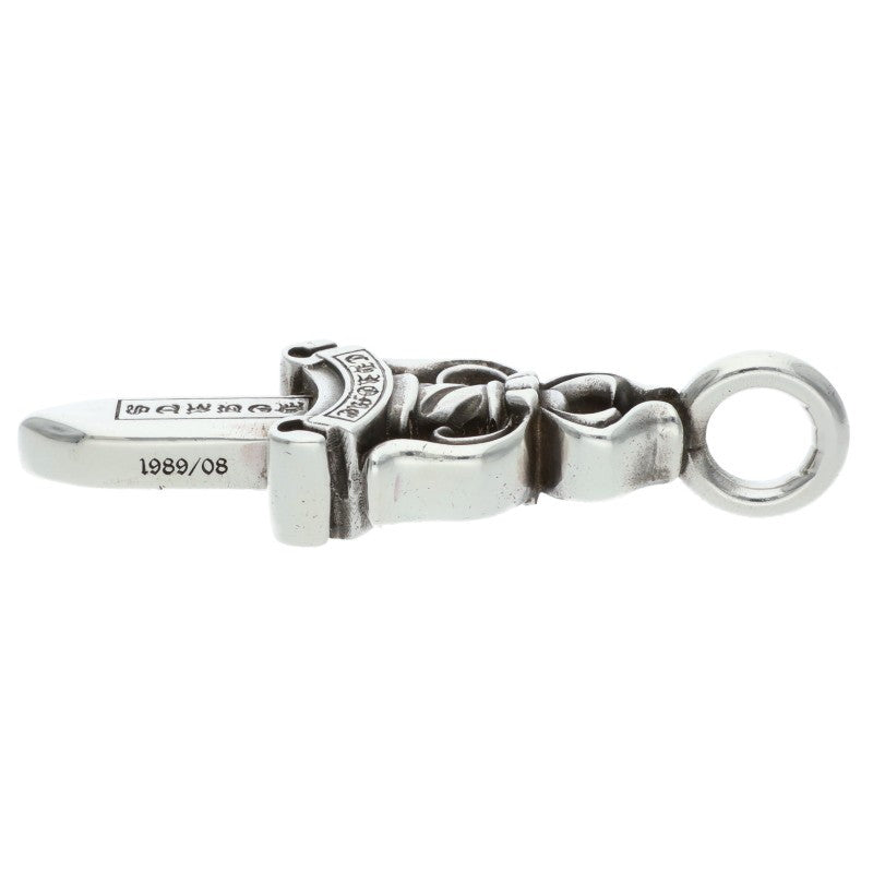 Chrome Hearts DOUBLE DAGGER Silver Pendant Size ONE SIZE
