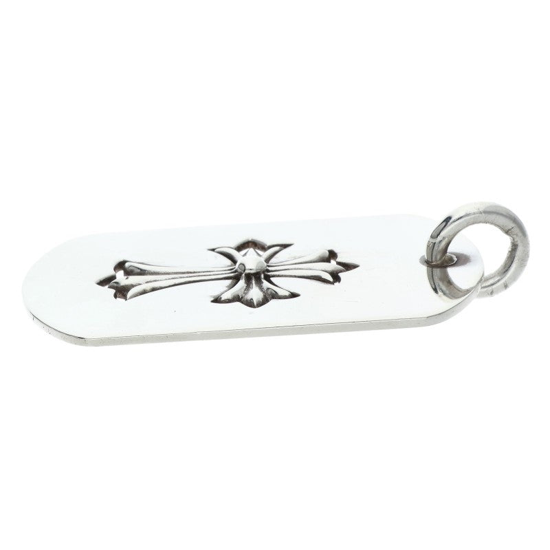 Chrome Hearts Cutout Tiny Cross Silver Pendant Size LARGE
