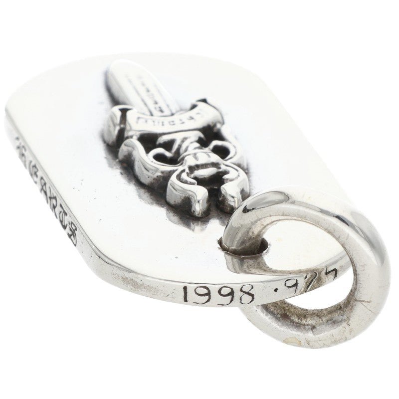 Chrome Hearts Raised Dogtag Silver Charm Size ONE SIZE