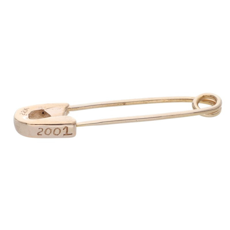 Chrome Hearts 22K Small Safety Gold Pendant Size ONE SIZE
