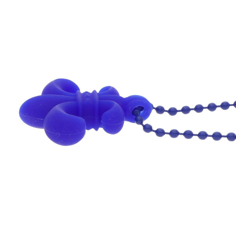 Chrome Hearts Rubber BS Fleur Blue Necklace Size ONE SIZE