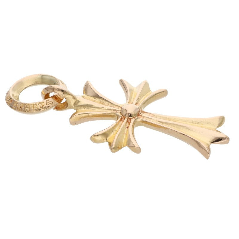Chrome Hearts 22K Tiny CH Cross Gold Pendant Size ONE SIZE