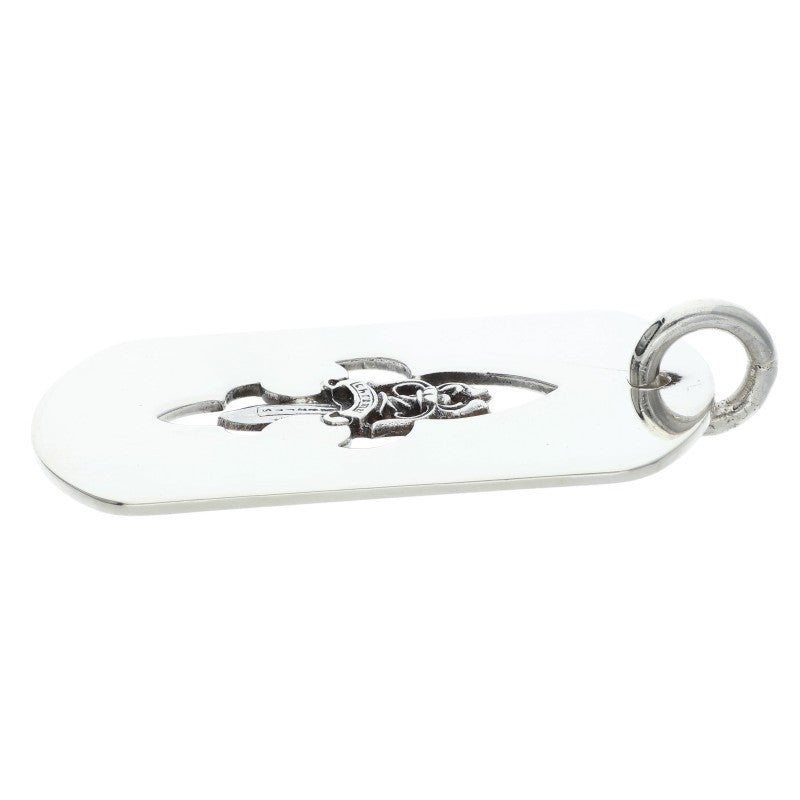 Chrome Hearts Flare Dagger Dog Silver Necklace Size ONE SIZE