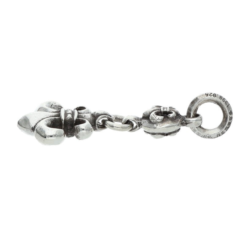 Chrome Hearts 1 Ball BS Fleur Silver Charm