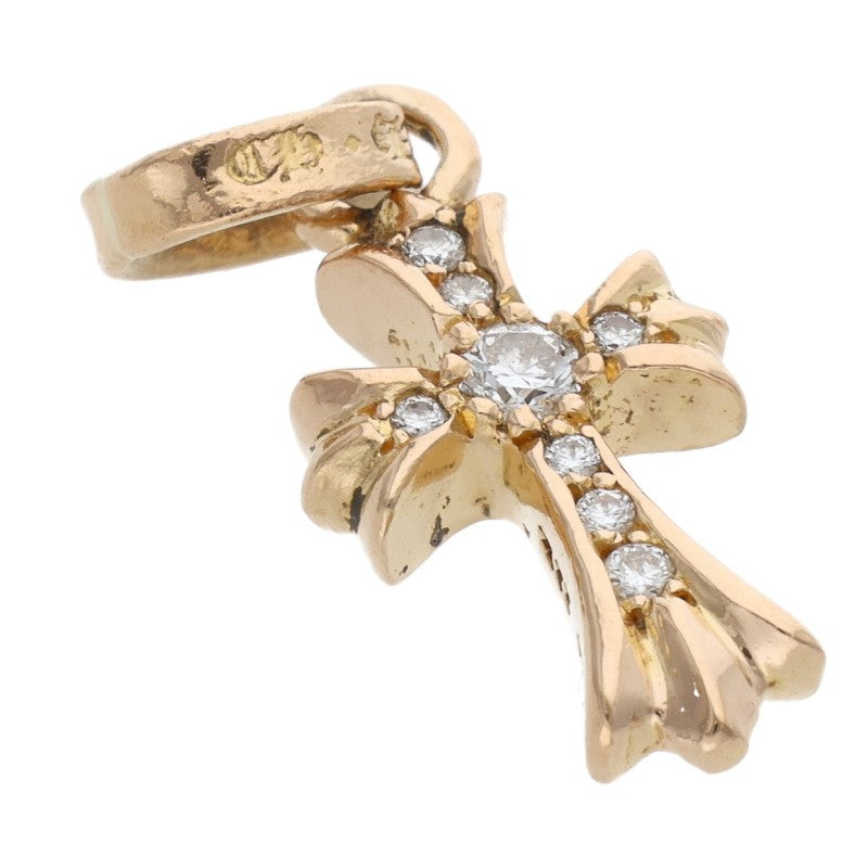 Chrome Hearts 22K Yellow Gold Diamond Charm Size ONE Multi