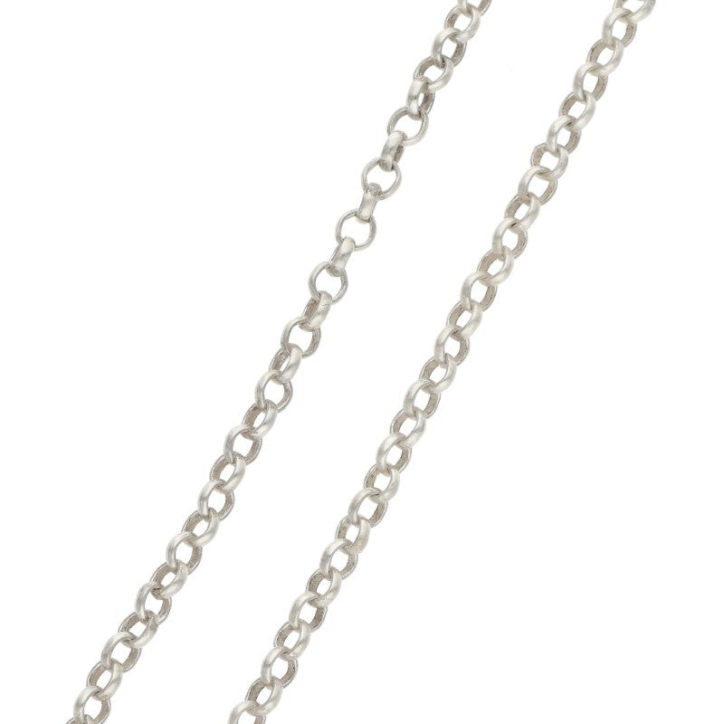 Chrome Hearts Silver Roll Chain Necklace Size 20 Inch