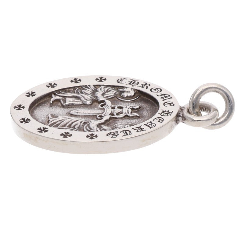 Chrome Hearts Angel Medal Oval Silver Charm Size ONE SIZE
