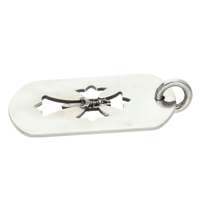 Chrome Hearts Cross Dagger Dog Pendant Silver Size ONE SIZE