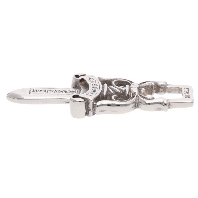 Chrome Hearts #10 Dagger Silver Pendant Necklace