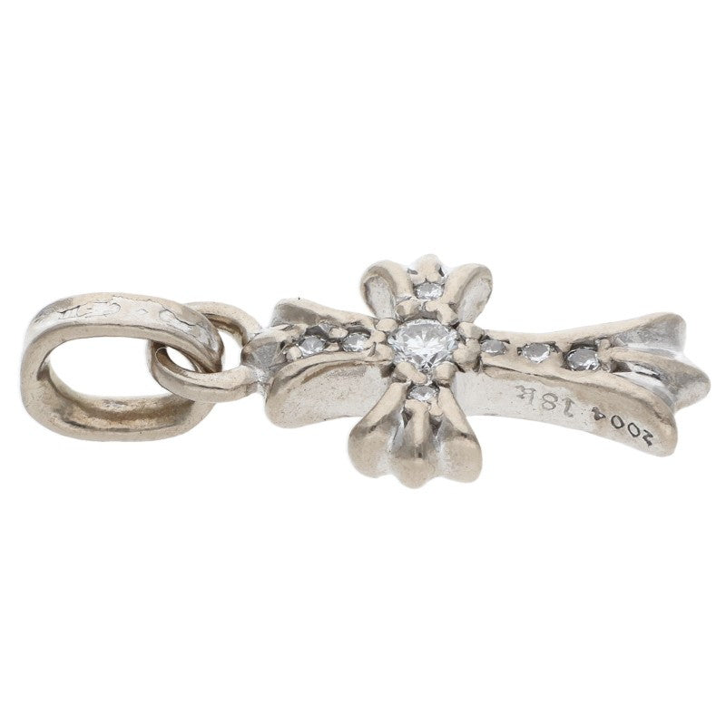 Chrome Hearts Baby Fat Pave Diamond 18K WG Pendant