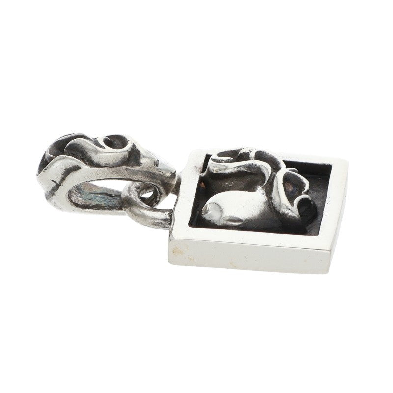 Chrome Hearts FRAMED HEART 925 Silver Charm