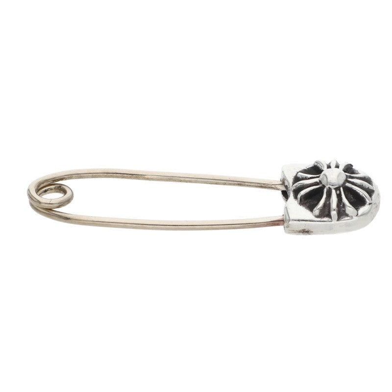 Chrome Hearts Small Safety Pin Silver Necklace Top