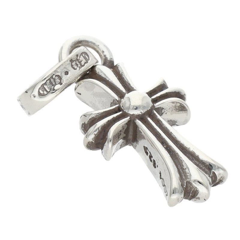 Chrome Hearts CRS Baby Fat Cross Pendant Silver